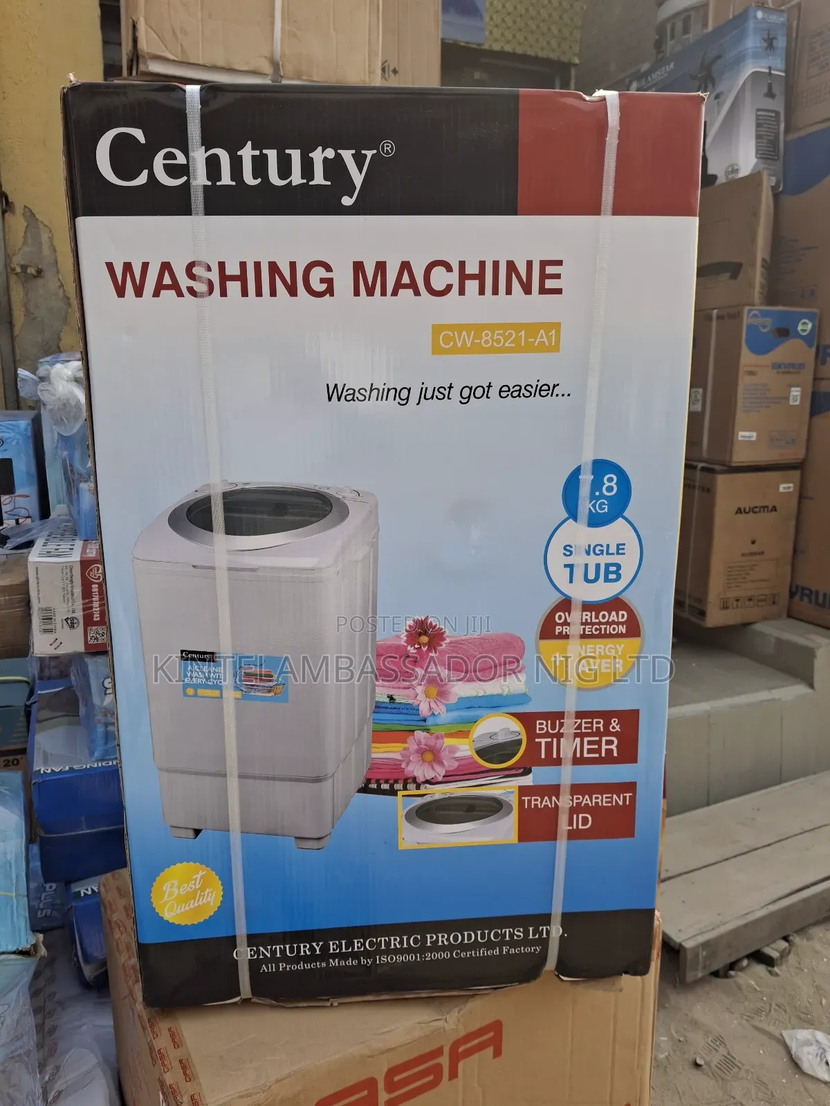 Century Washing Machine 7.8kg