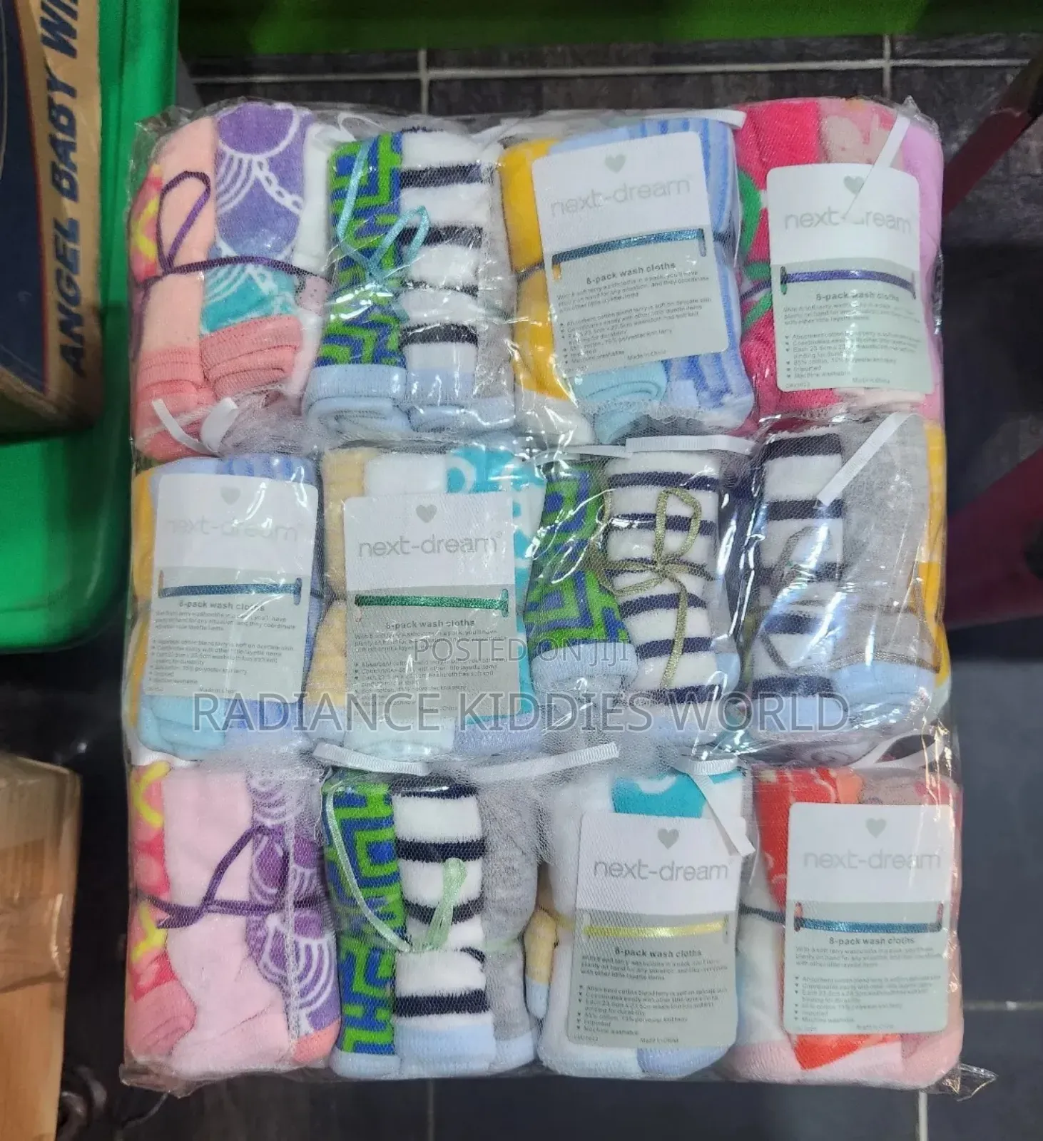 8 in 1 Face Towels or Wash Cloths