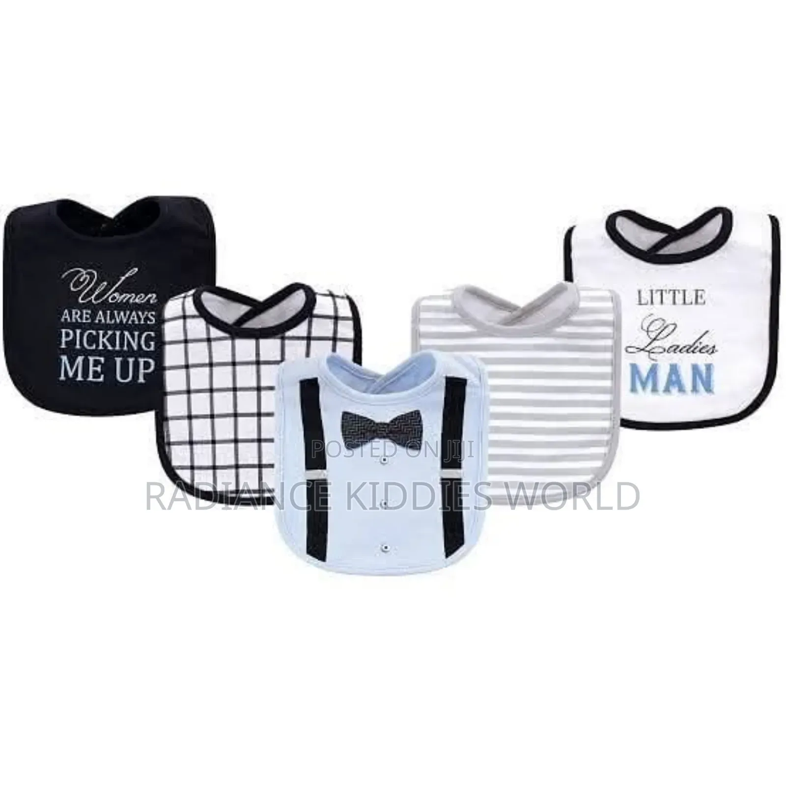 5in1 Little Treasure Cotton Baby Bibs