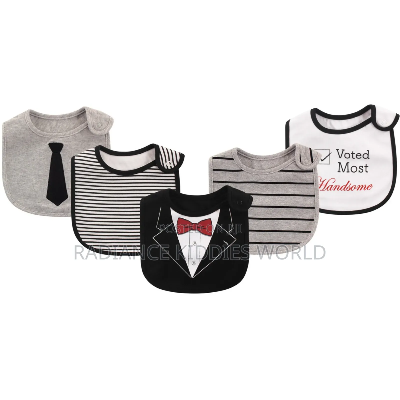 5in1 Little Treasure Cotton Baby Bibs