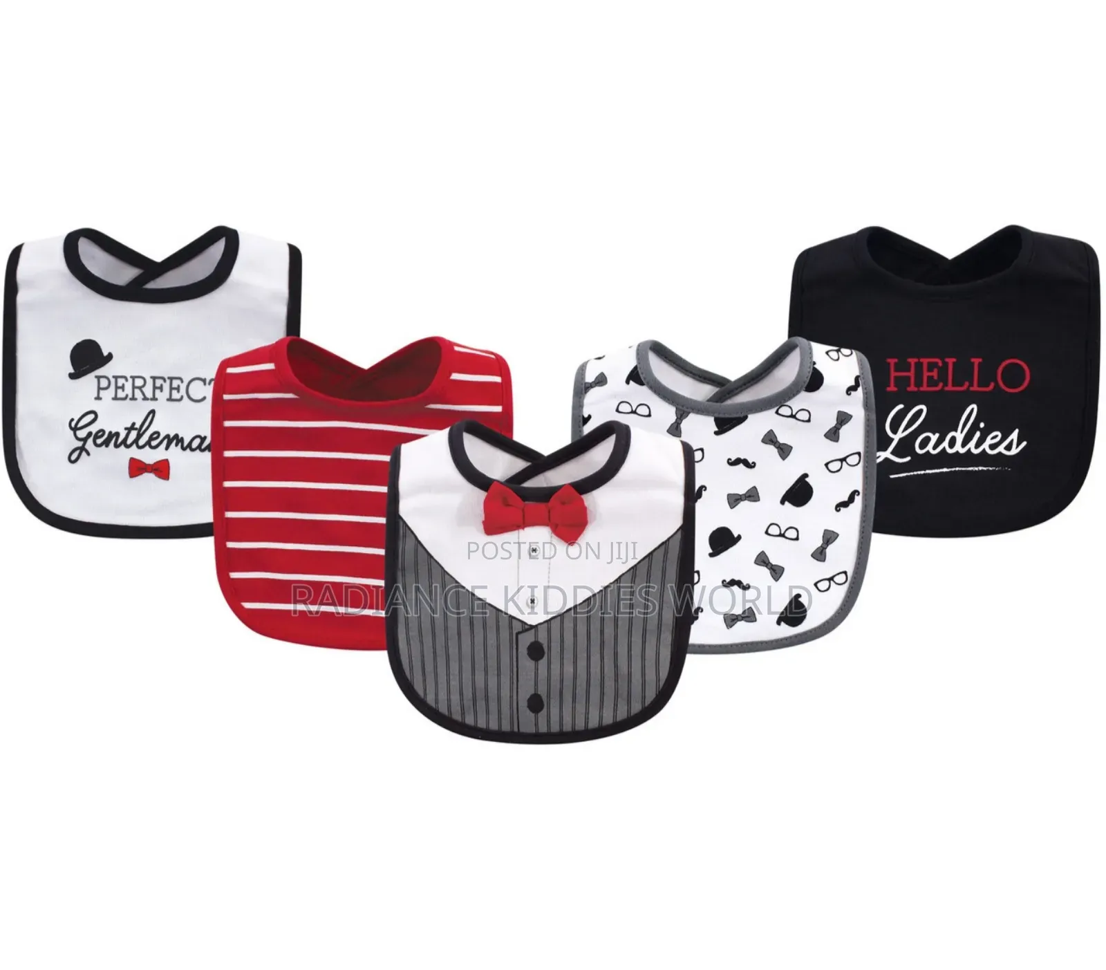 5in1 Little Treasure Cotton Baby Bibs