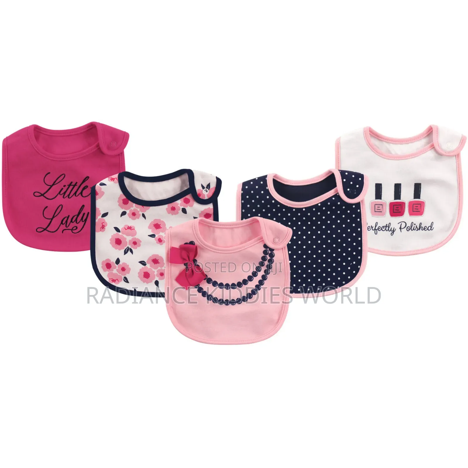 5in1 Little Treasure Cotton Baby Bibs