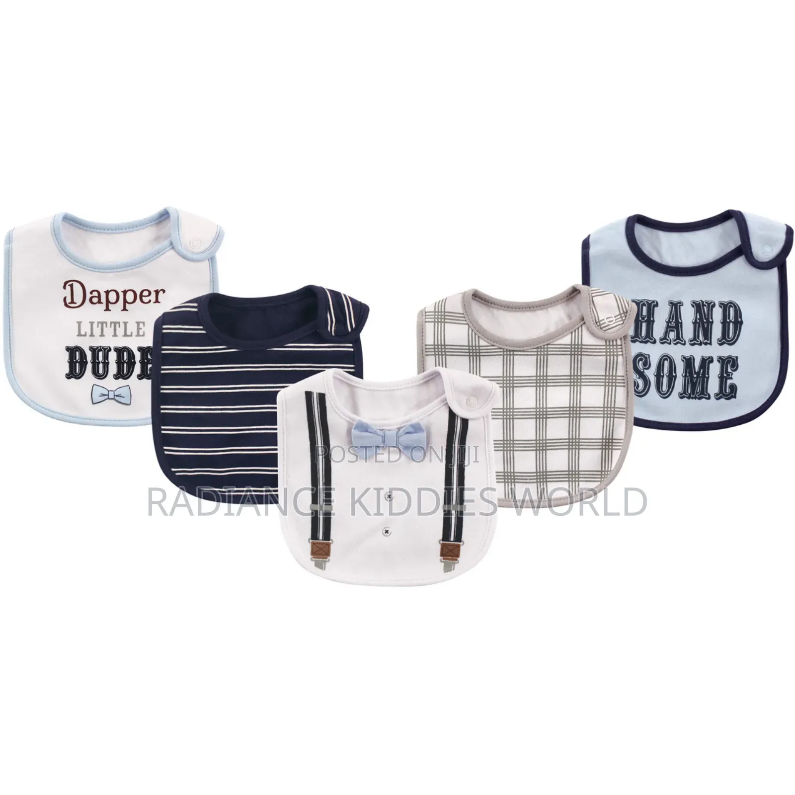 5in1 Little Treasure Cotton Baby Bibs
