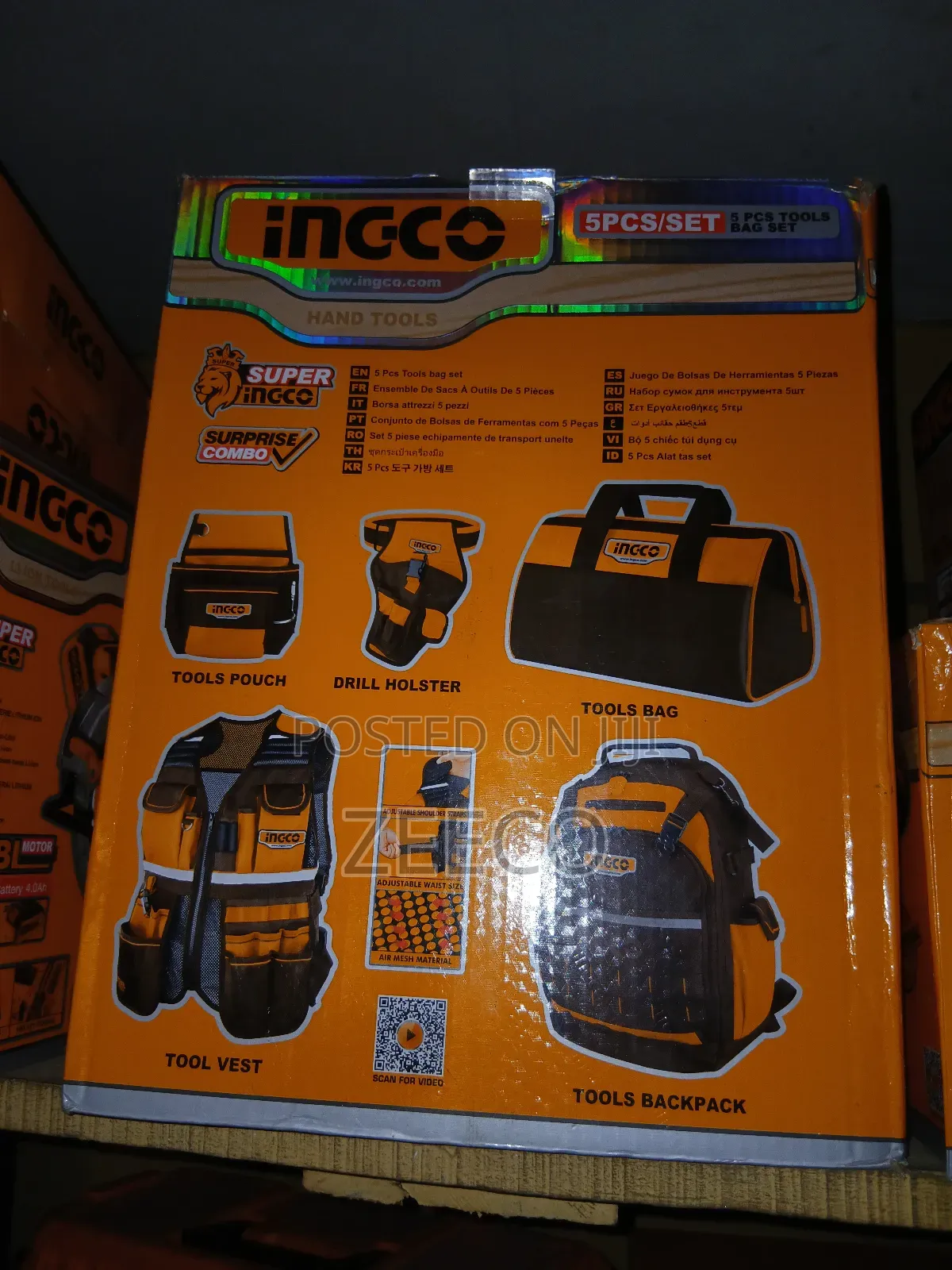 5 PCS Tools Bag Set