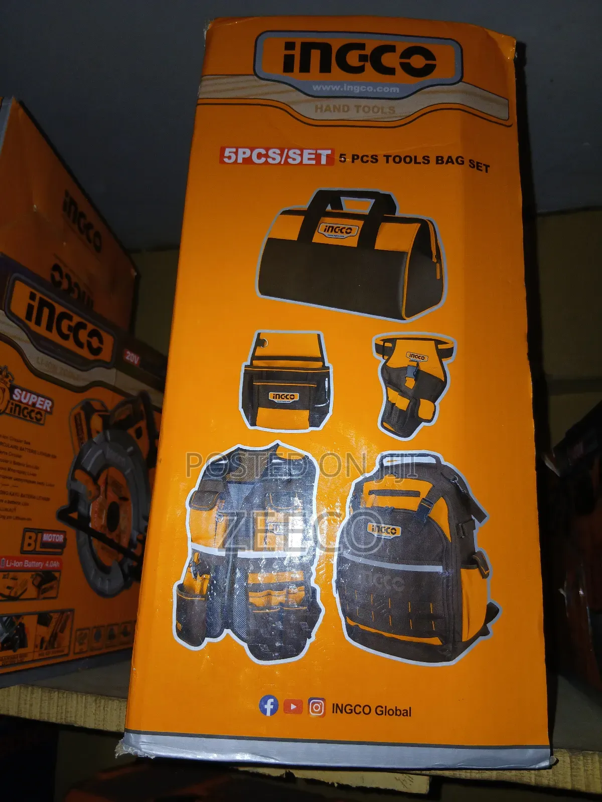 5 PCS Tools Bag Set