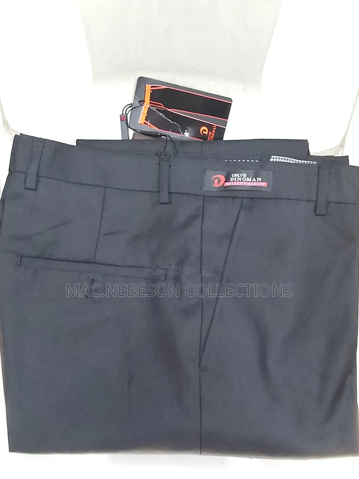 McNebeson Formal Plain Pants Trousers for Men