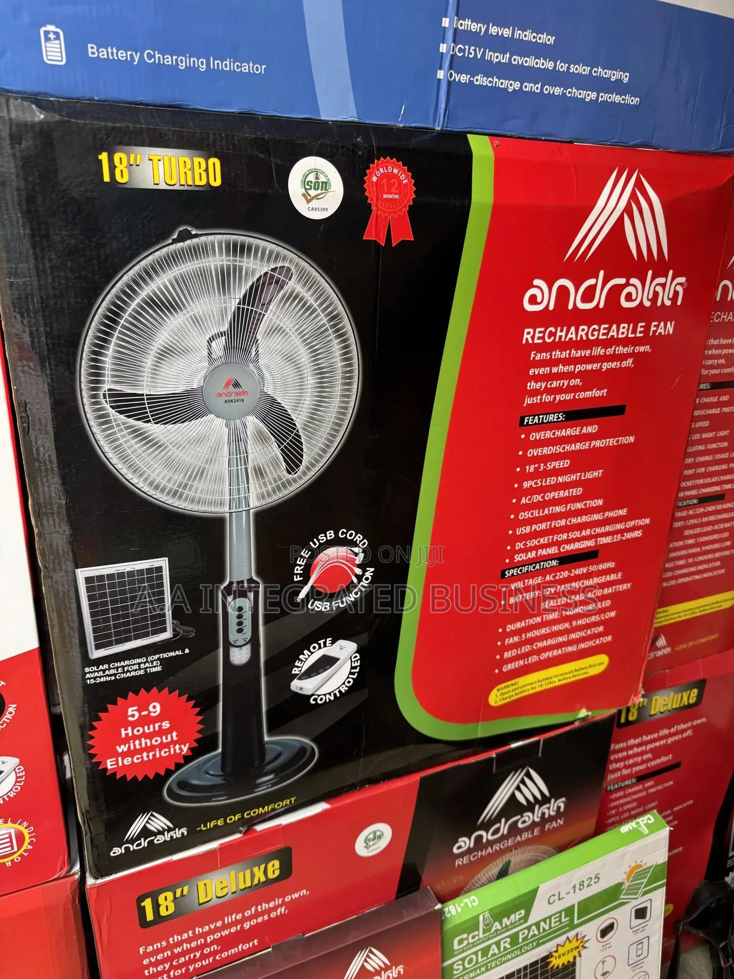 Andrakk Reachable Fan 18” Very Durable