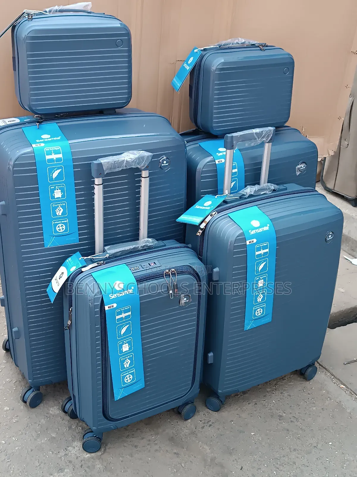 6 in 1 Set of Sensamite Unbreakable Propylene Rubber Luggage