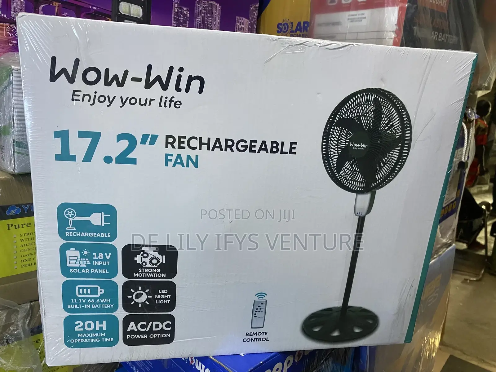 Rechargeable Standing Fan