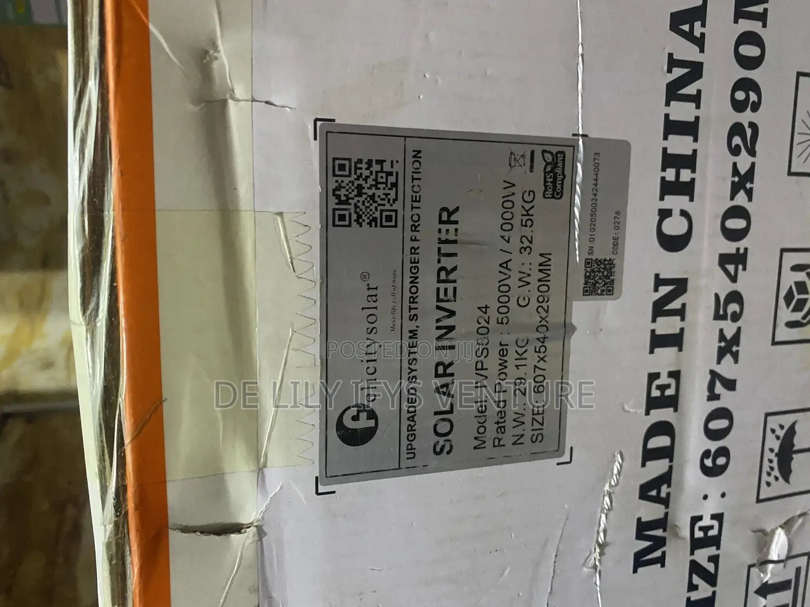 Felicity Solar Inverter 5kva /24 V