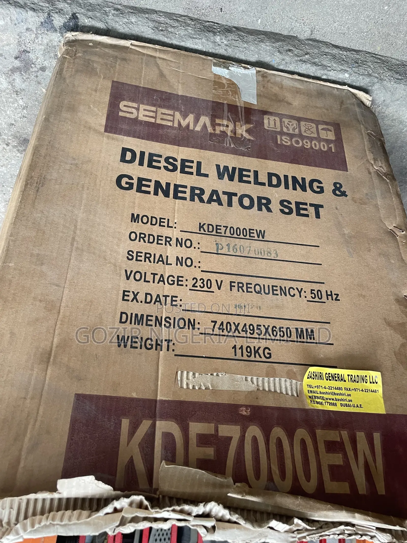 Seemark Diesel Welding and Generator Set