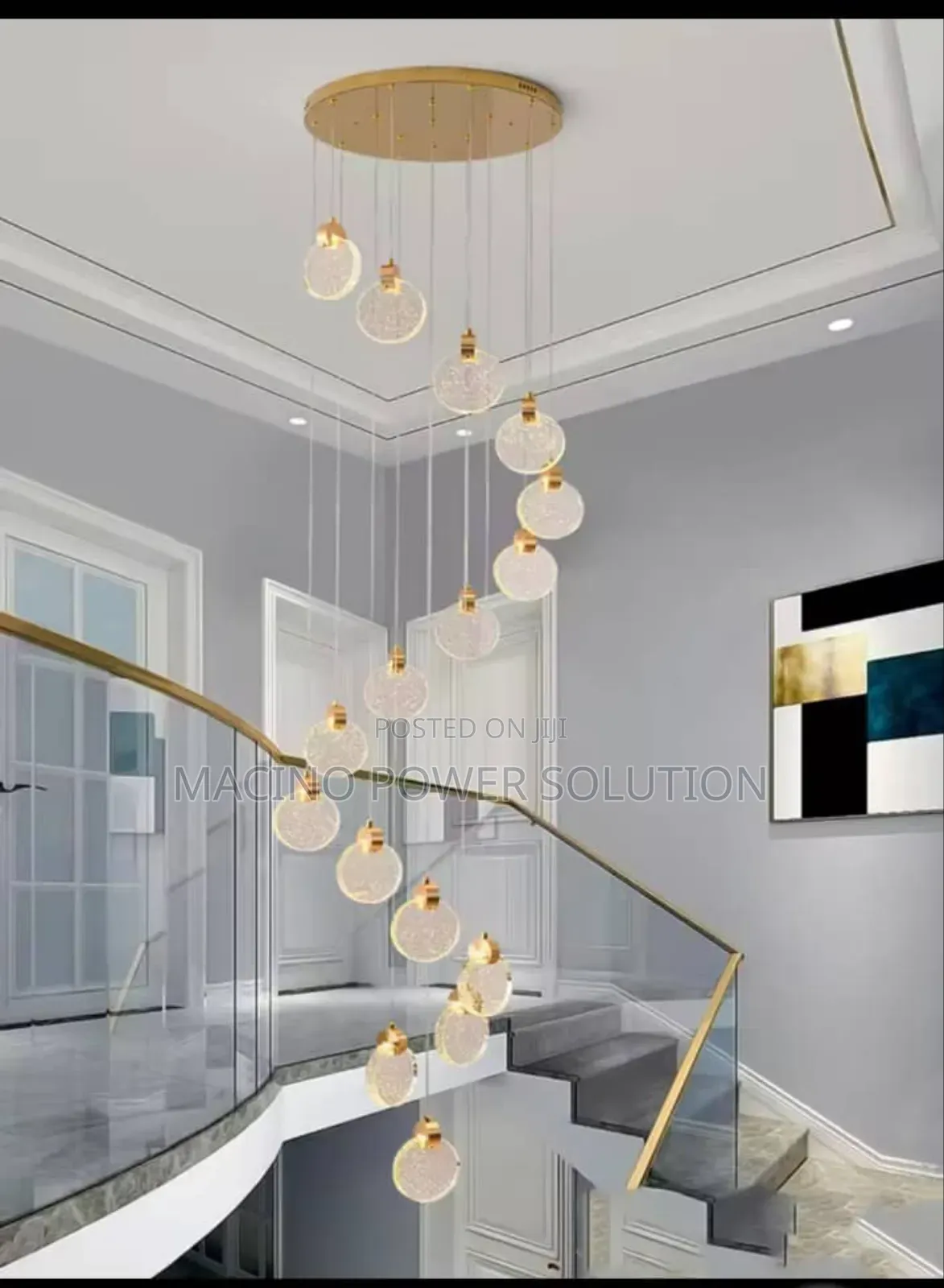 Nordic Bubble Crystal Led Chandelier