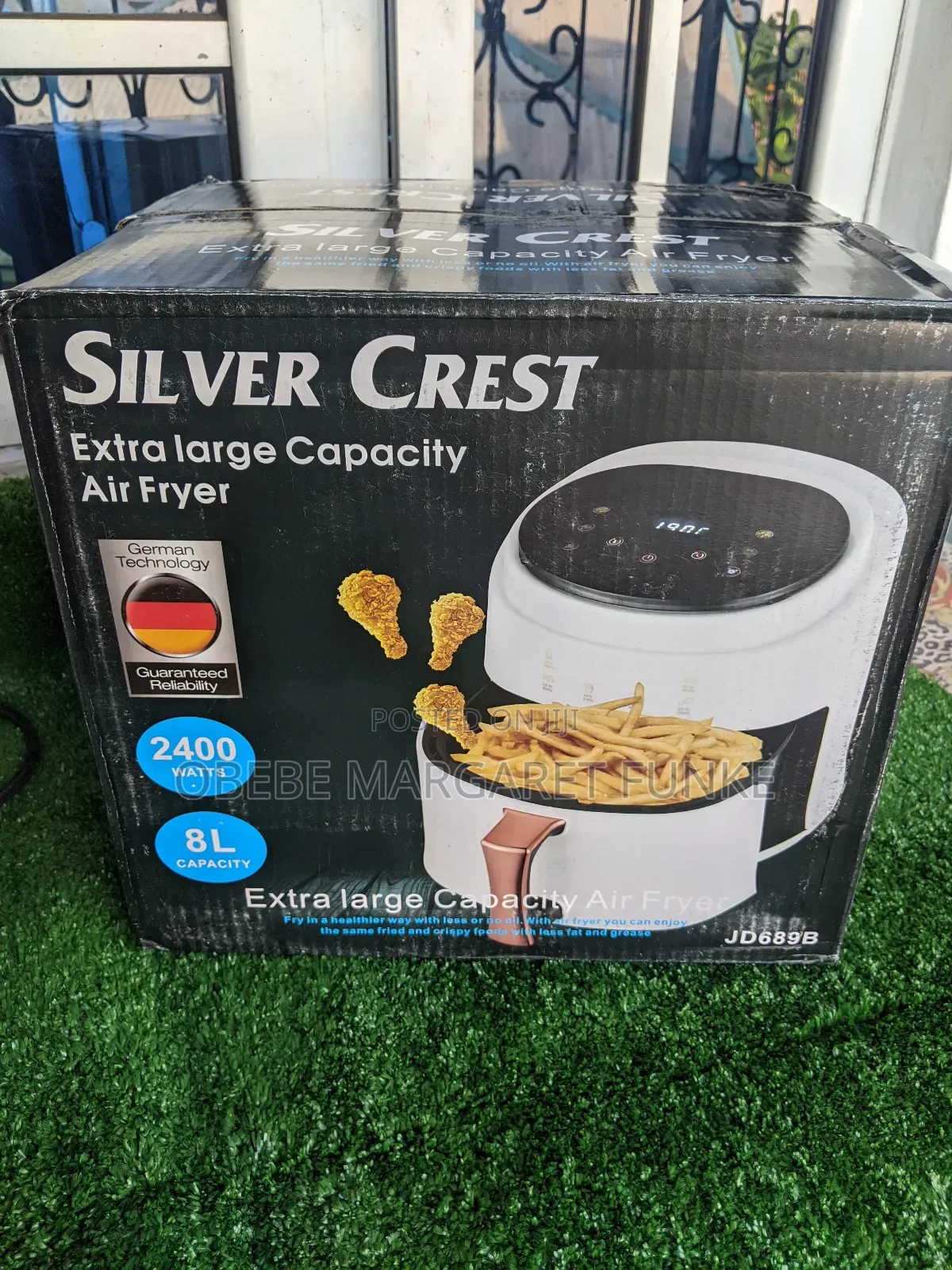 8l Silver Crest Air Fryer