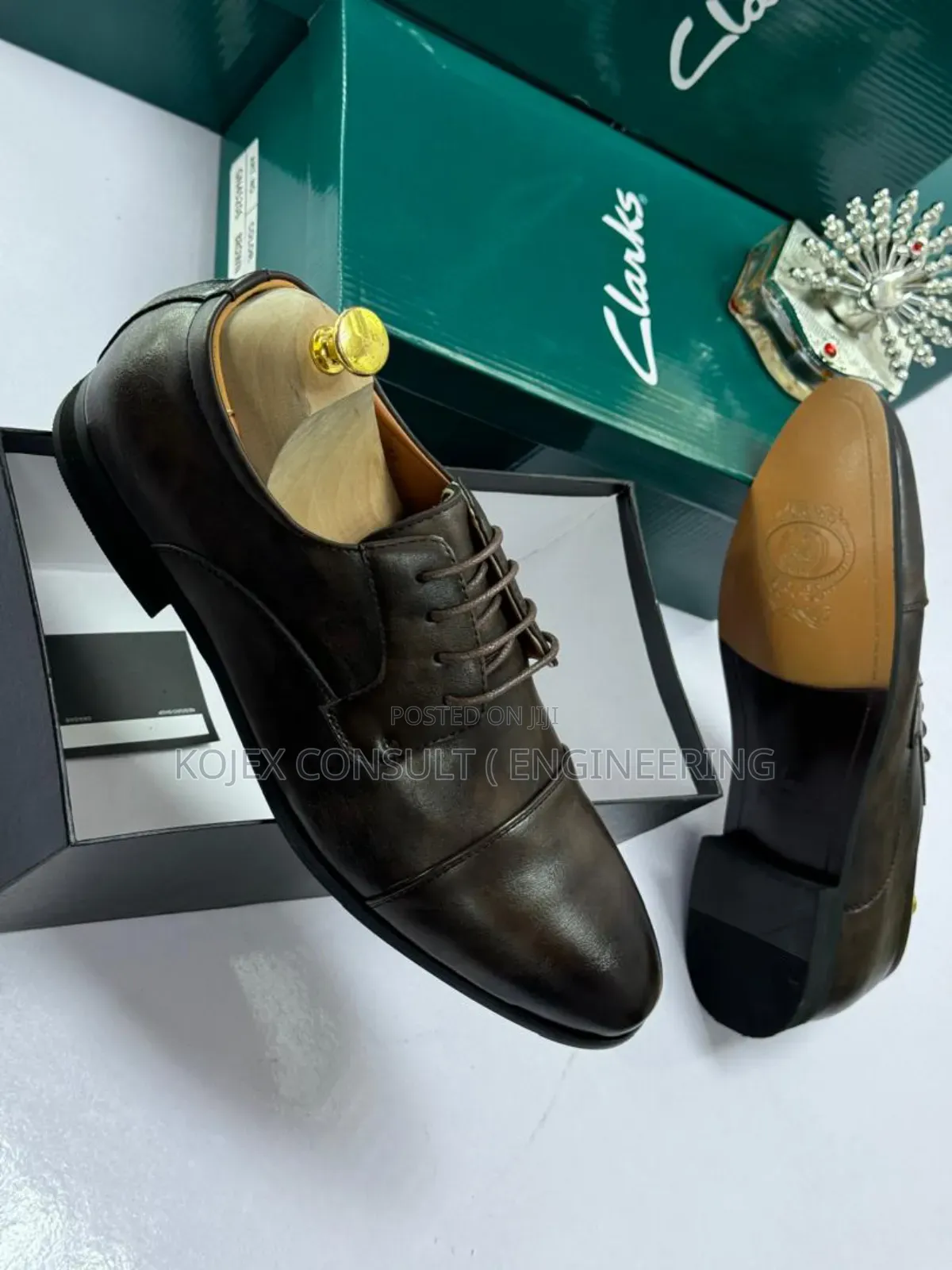 Clarks Leather Quality Men Shoe Available
