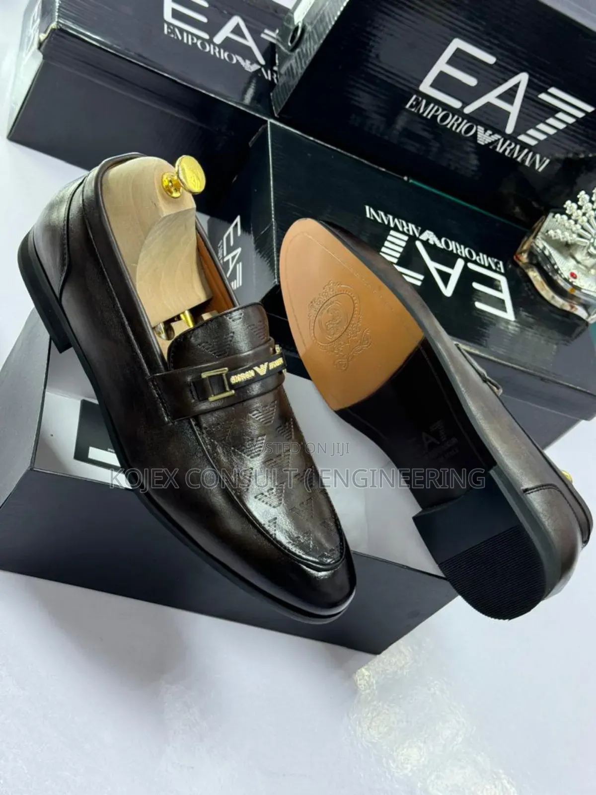 Emporio Armani Flat Men Shoe Available