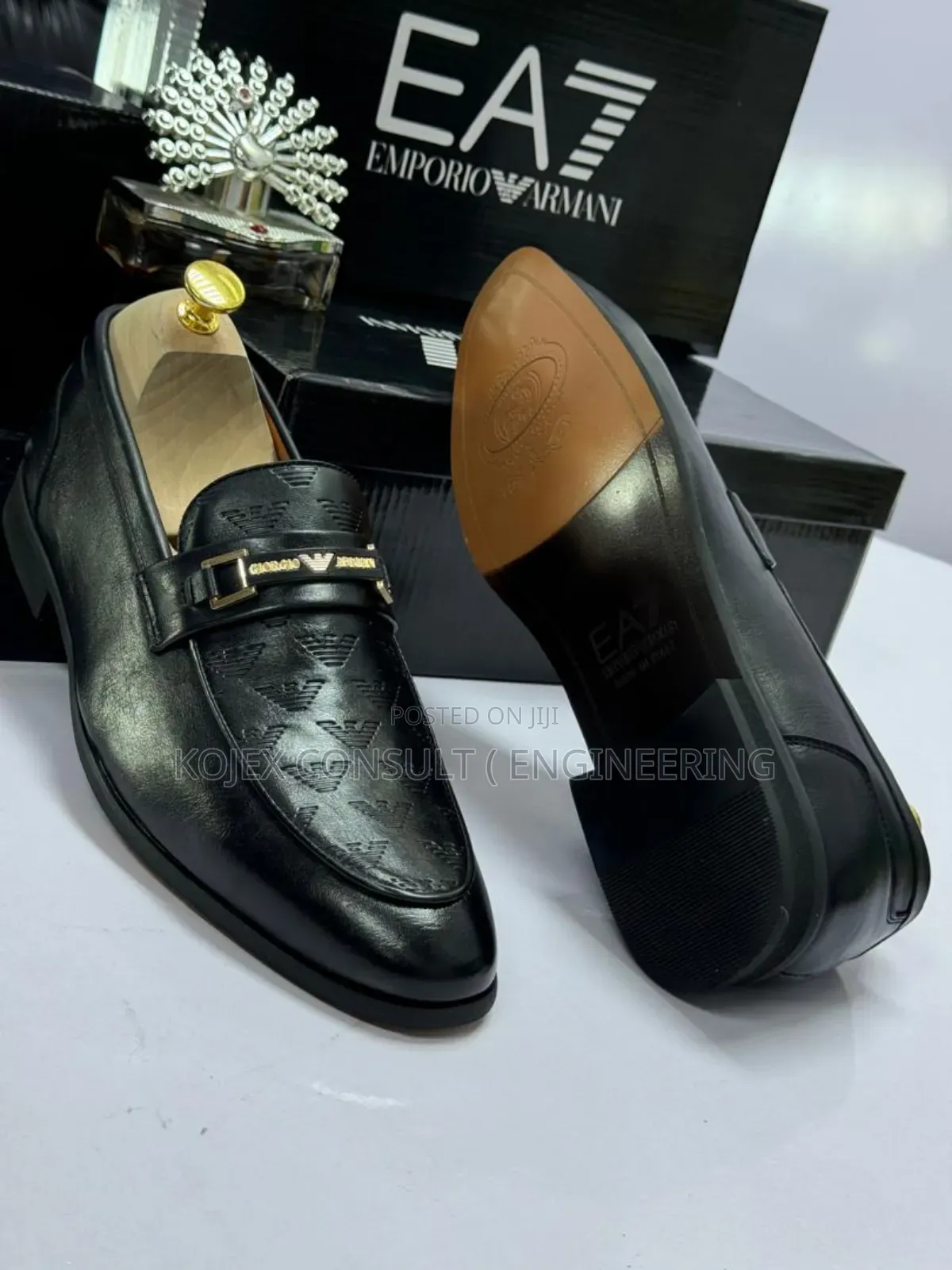 Emporio Armani Flat Men Shoe Available