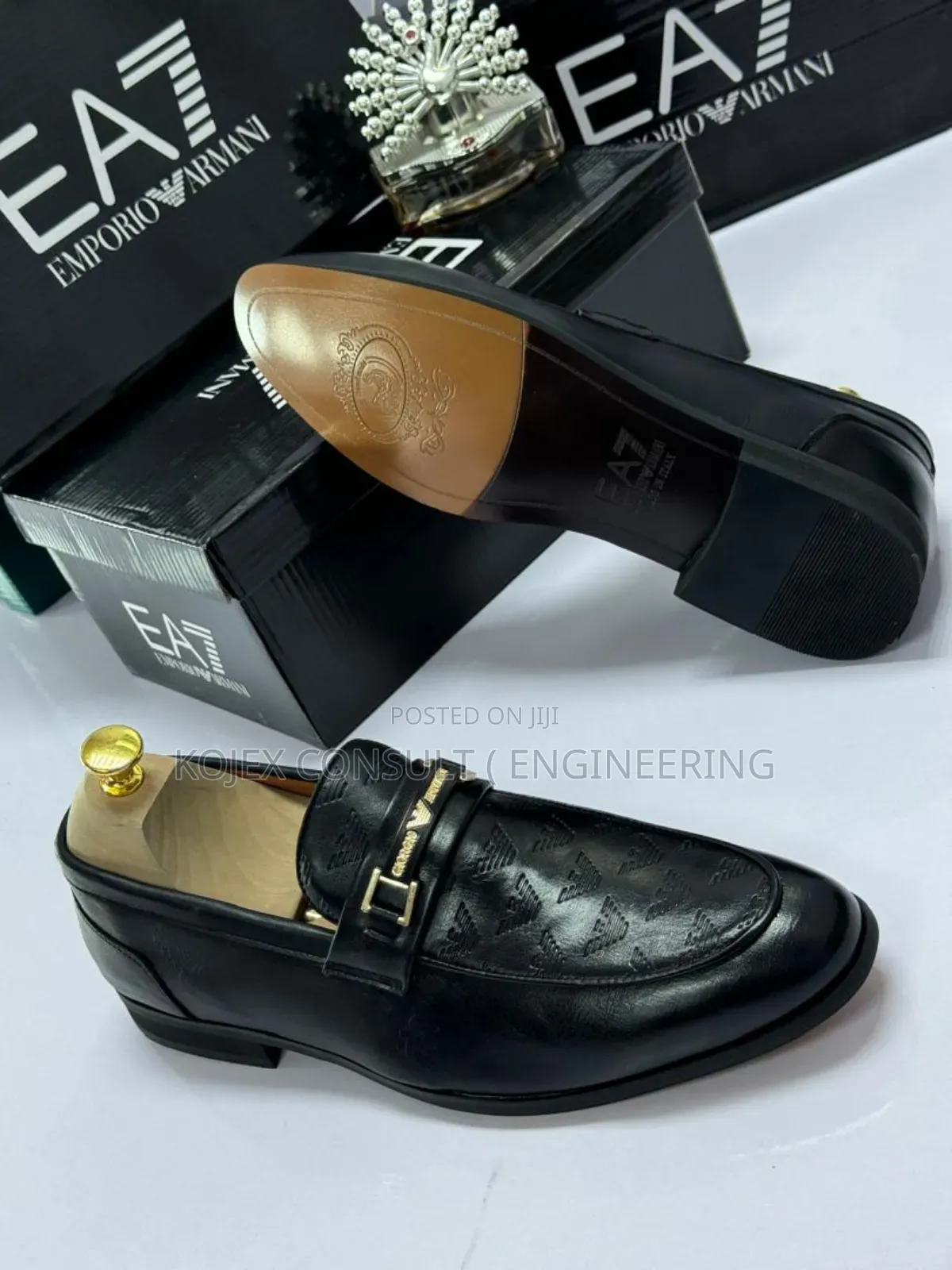 Emporio Armani Flat Men Shoe Available