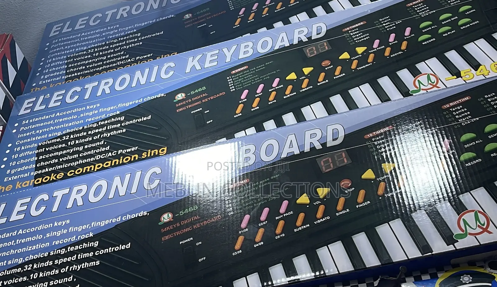 Kids Electronic 54 Keys Keyboard With Microphone Karaoke