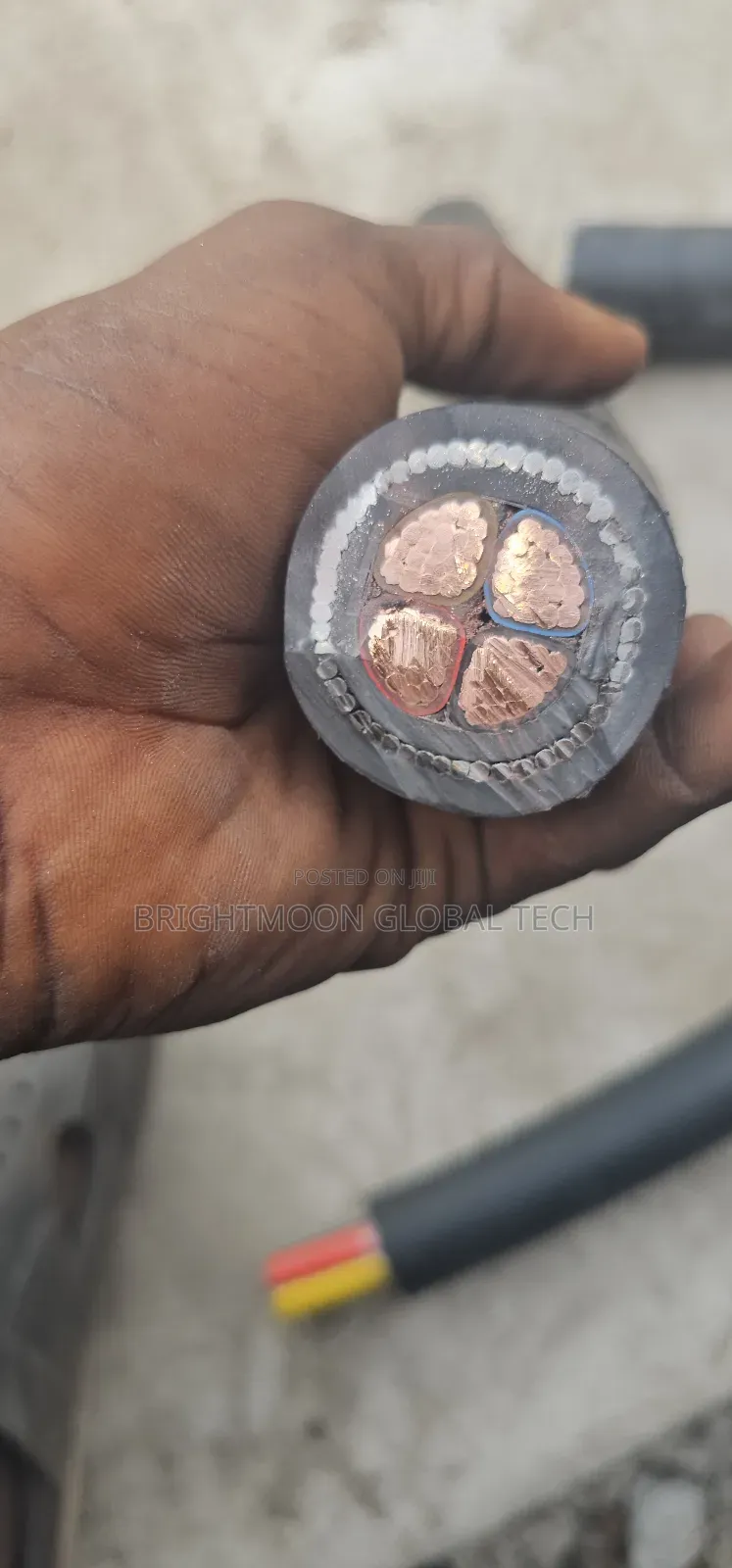 95mm 4c Nigeria Armoured Cable And Wires , Pure Nigeria