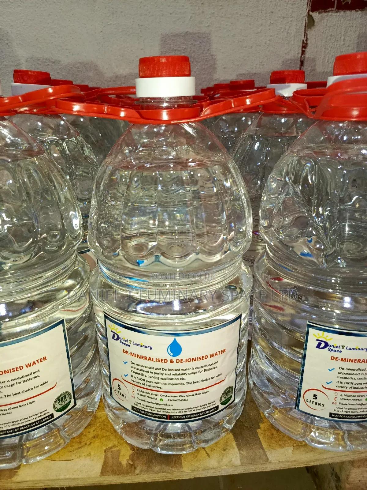 Certified Distilled Water