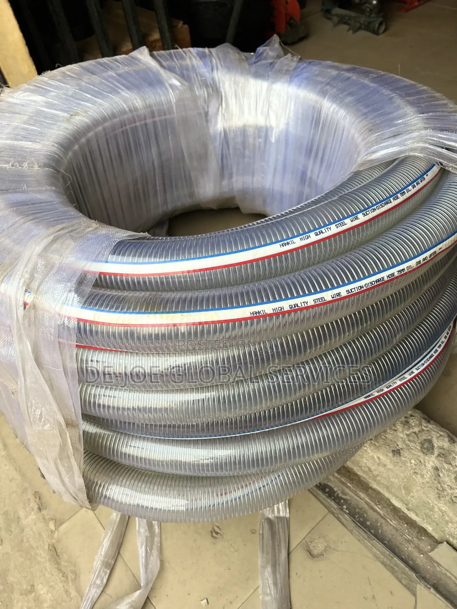 Transparent Suction and Discharge Hose 3”