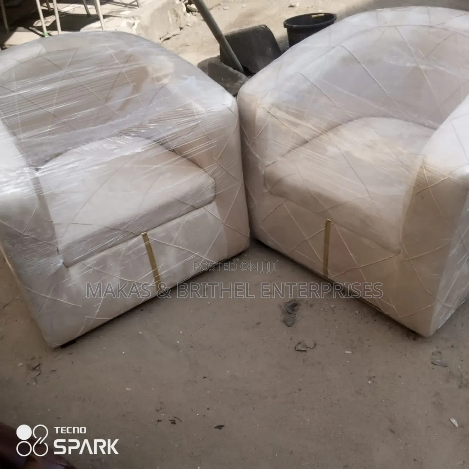 Two Singles Foamy Bucket Sofas