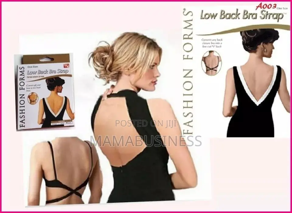 Fashion Form Low Back Bra Strap -3pc