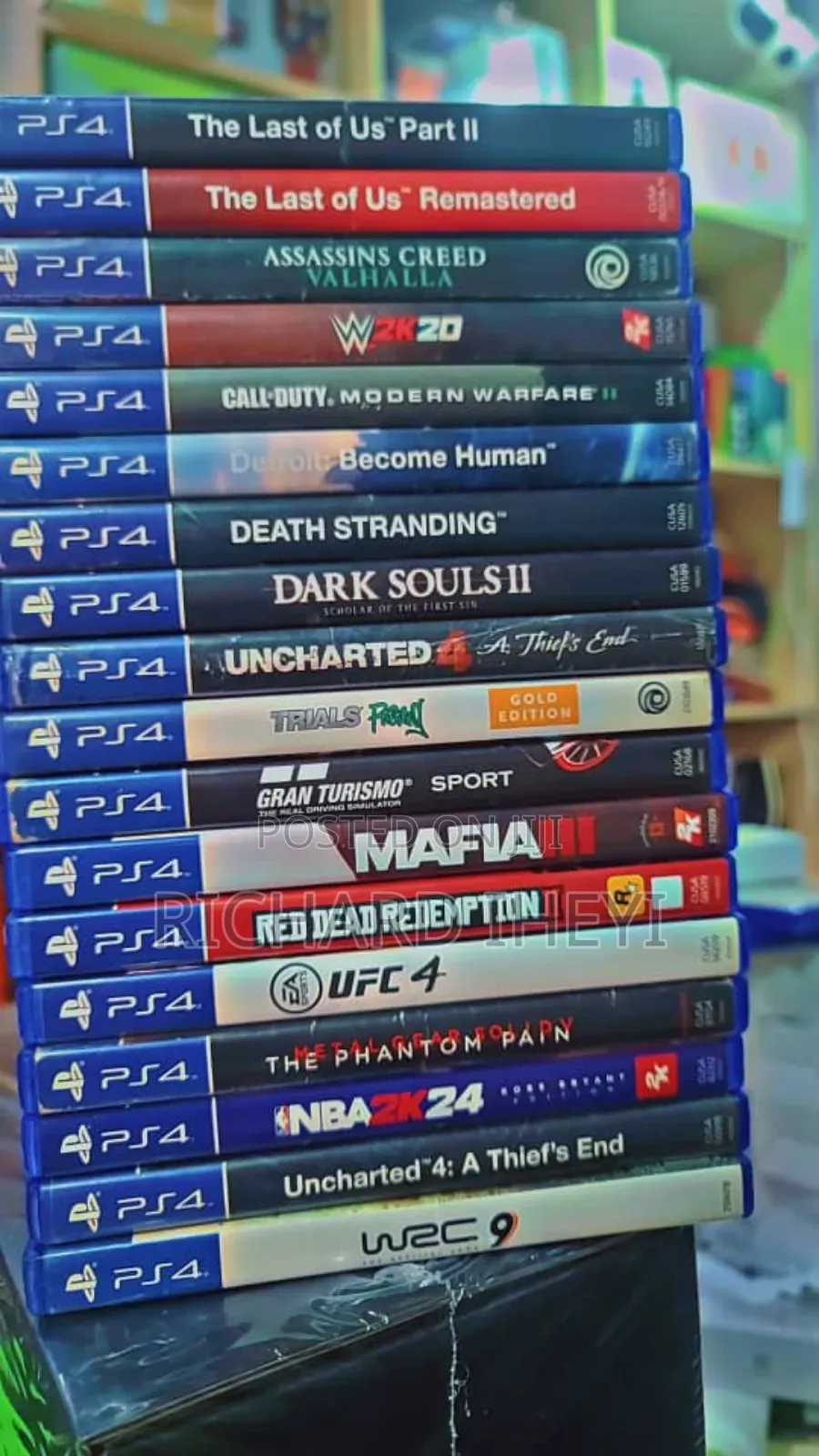 PS4 Game Disks