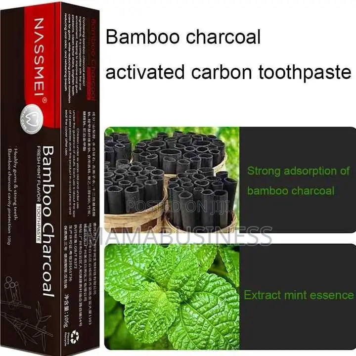 Nassmei Bamboo Charcoal Teeth Whitening Toothpaste