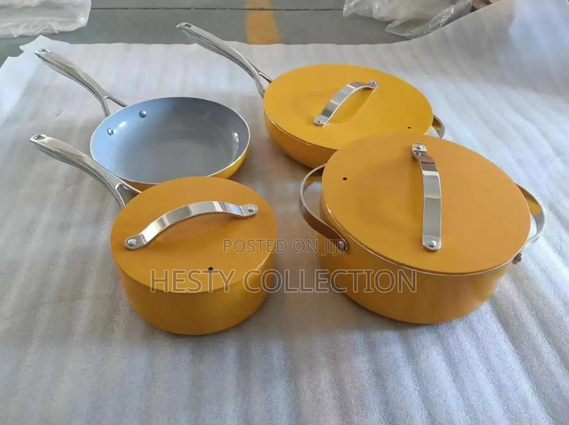 Ceramics Cookware Pot Sauce Pan Non Stick Set