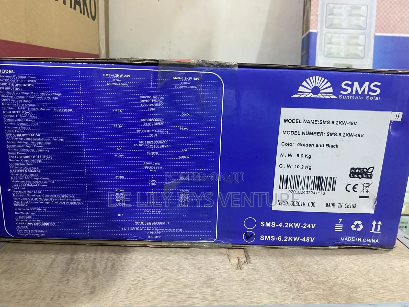 SMS Solar Hybrid Inverter 6.2kva 48 V