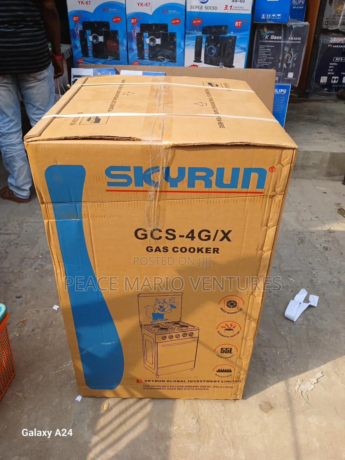 Skyrun Gas Cooker 4burner With Over 2years Warranty