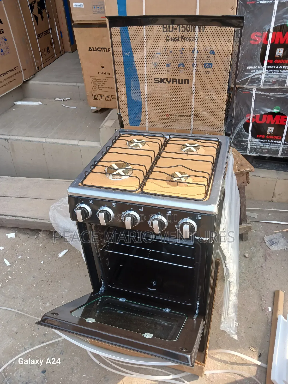 Skyrun Gas Cooker 4burner With Over 2years Warranty