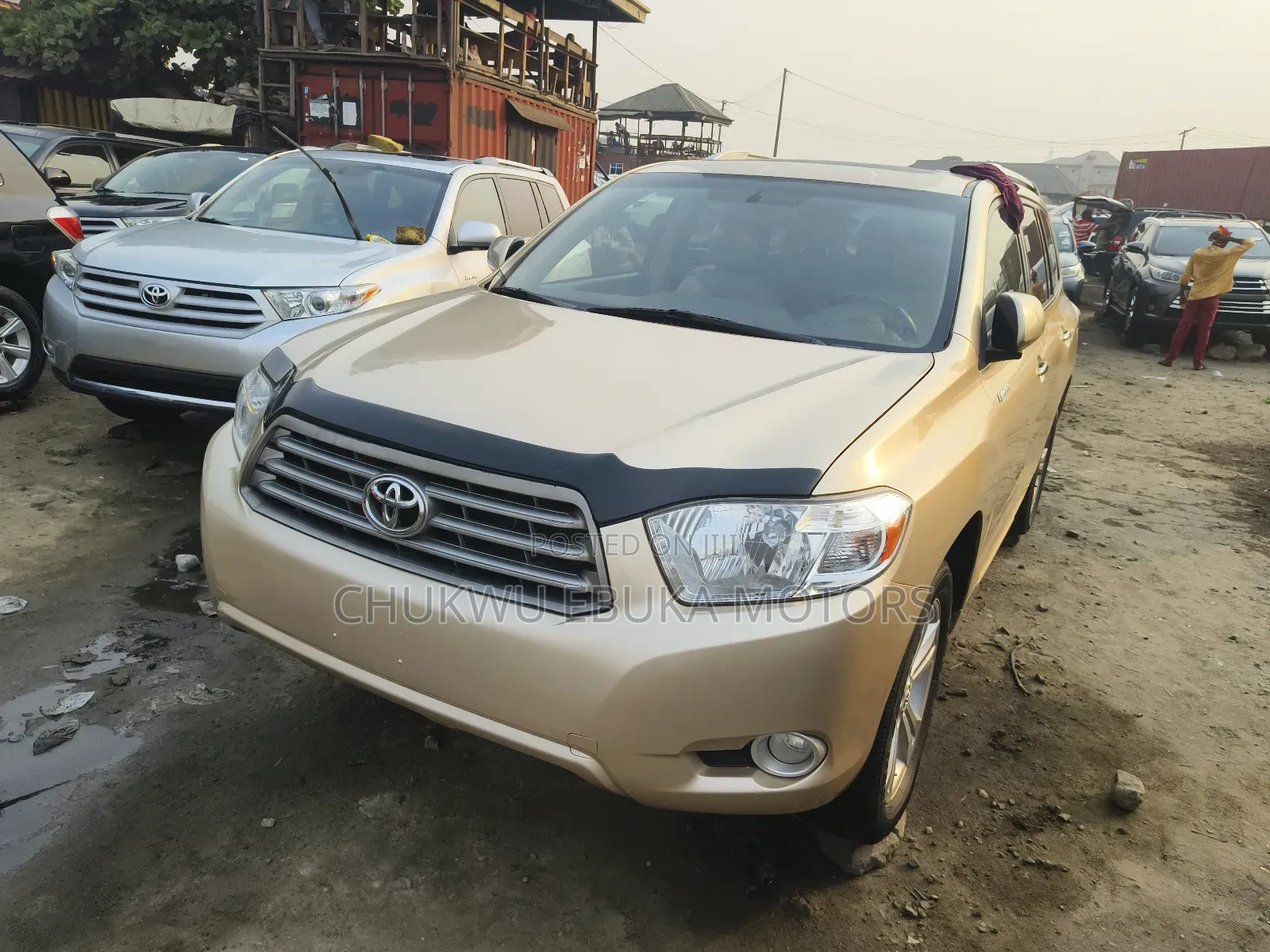 Toyota Highlander Limited 2008 Gold