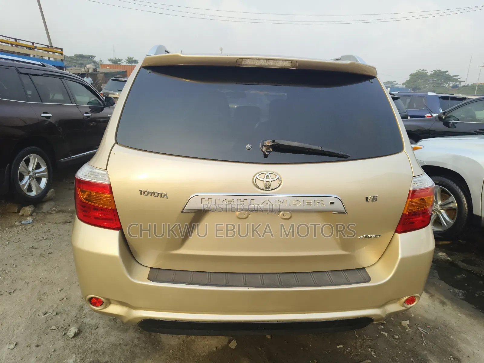 Toyota Highlander Limited 2008 Gold