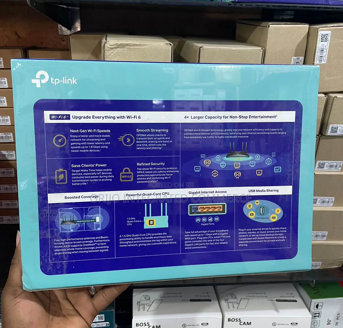 AX1800 Dual Band Wi-Fi 6 Router Archer AX20