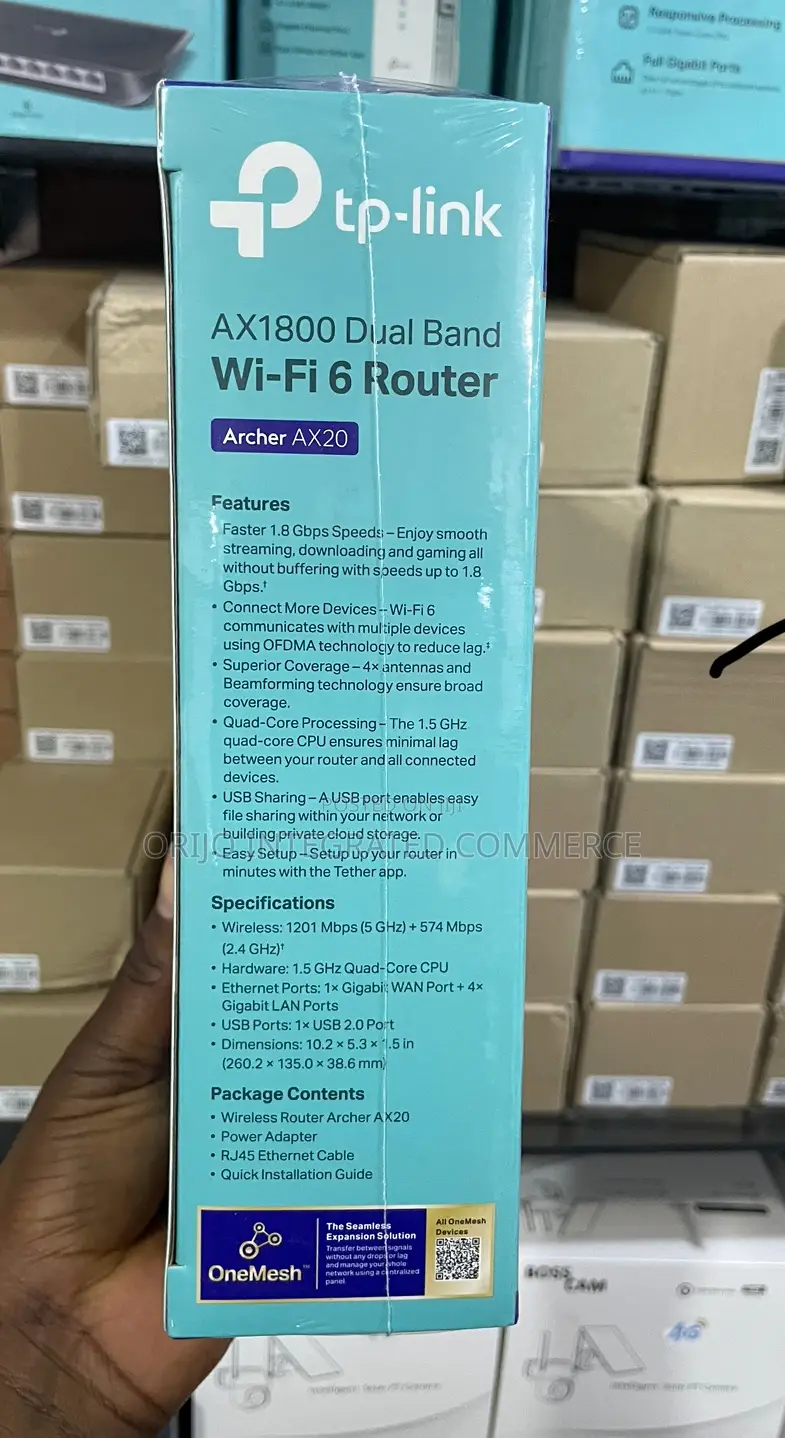 AX1800 Dual Band Wi-Fi 6 Router Archer AX20