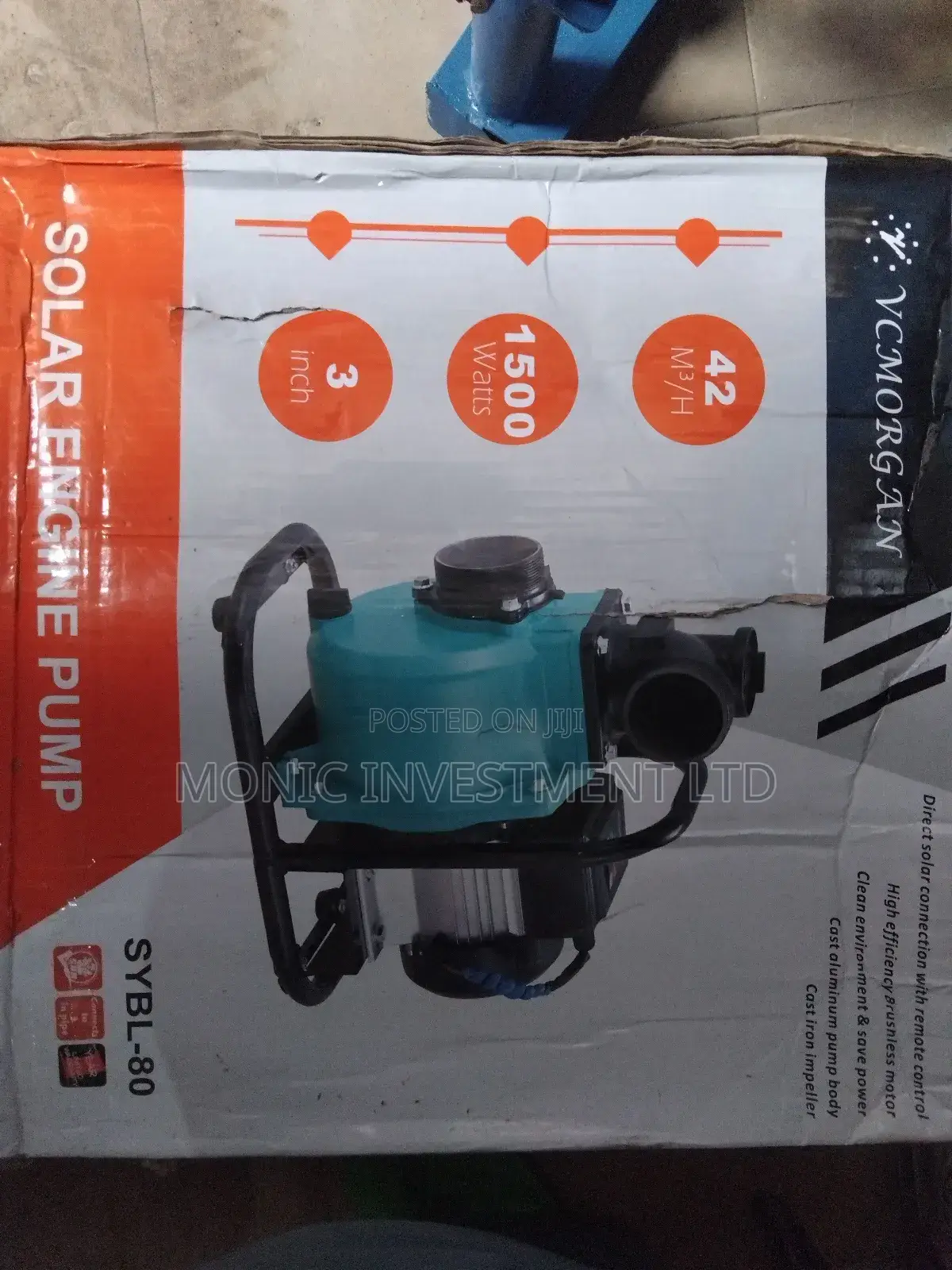 Dc Solar Engine Pump 2hp