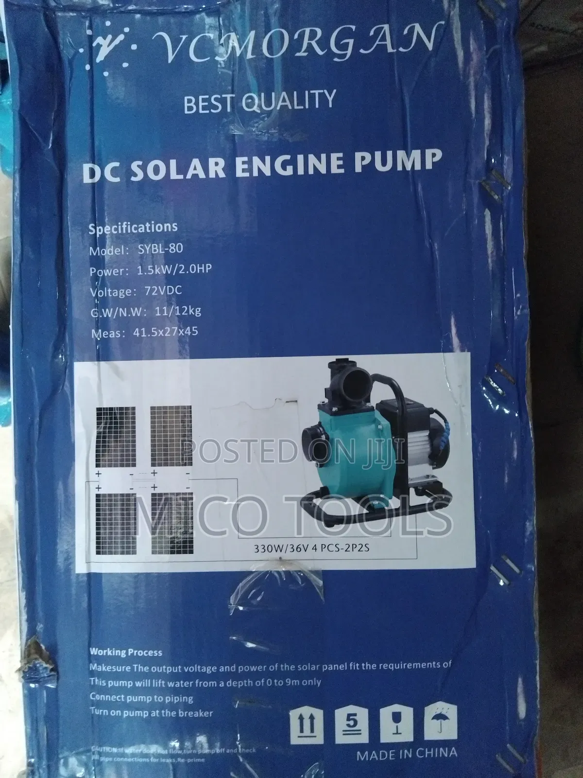 Dc Solar Engine Pump 2hp