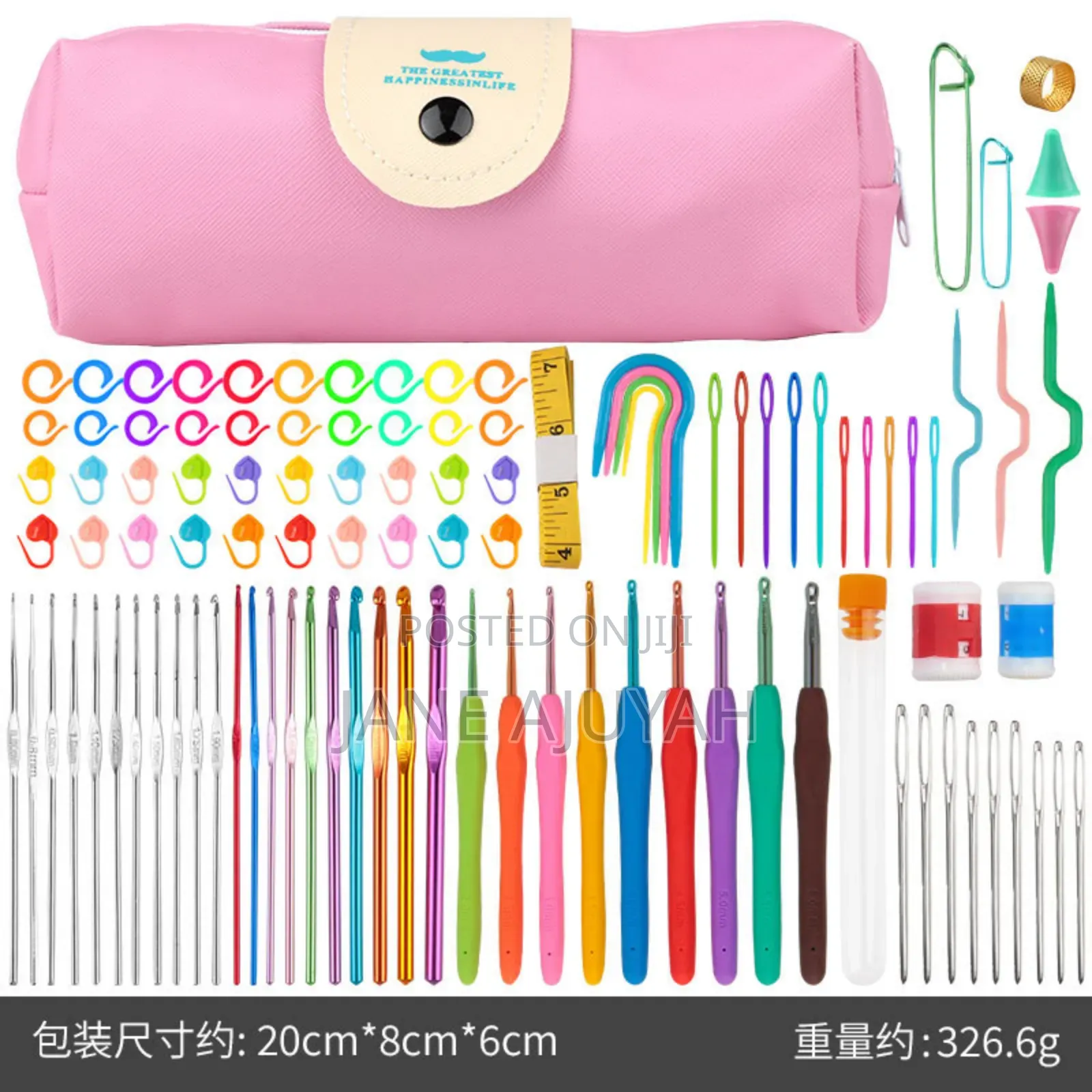 Crotchet Hook Set and Accessories With Storage Bag