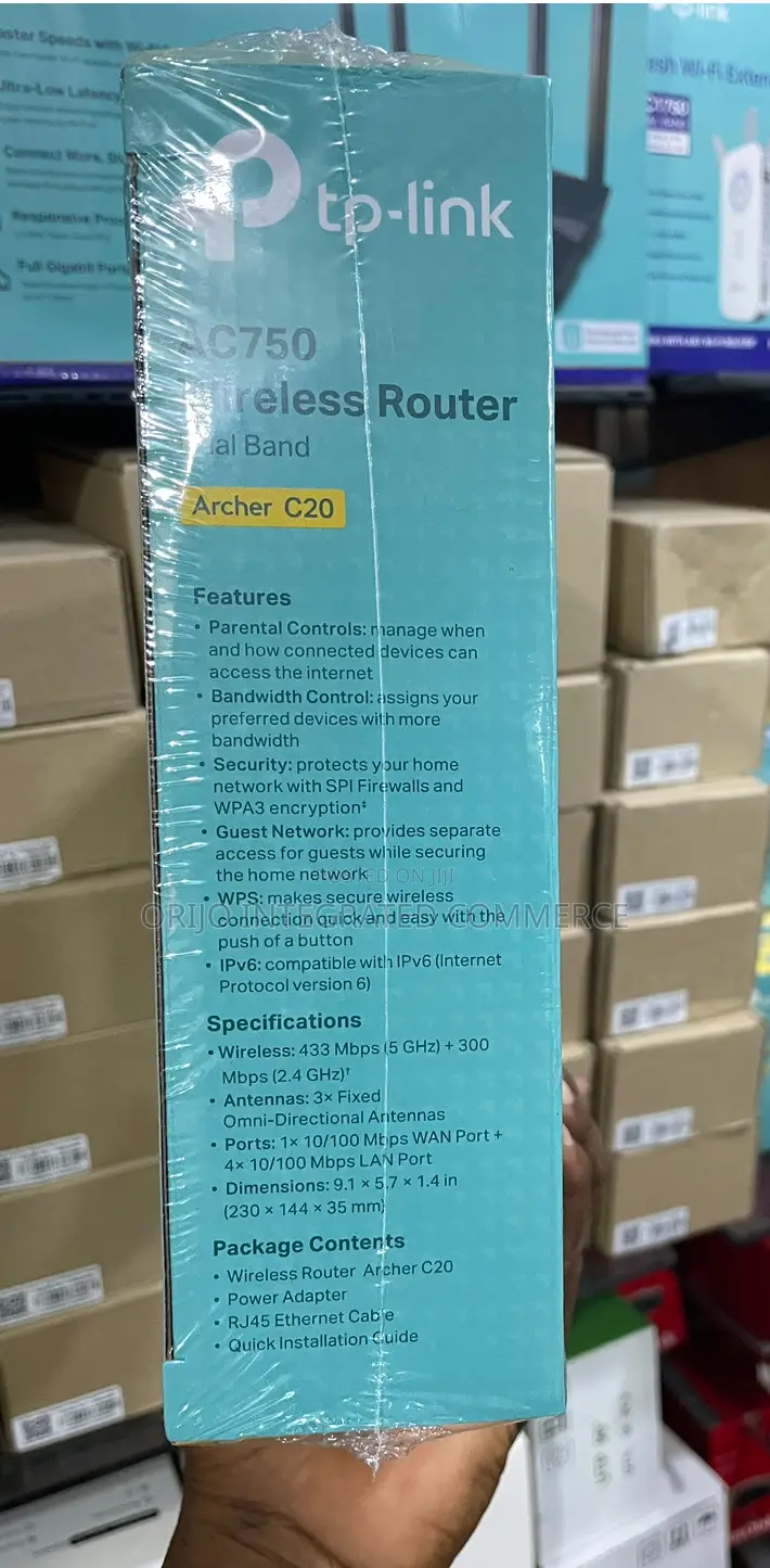 Ac750 Wireless Router Dual Band Archer C20