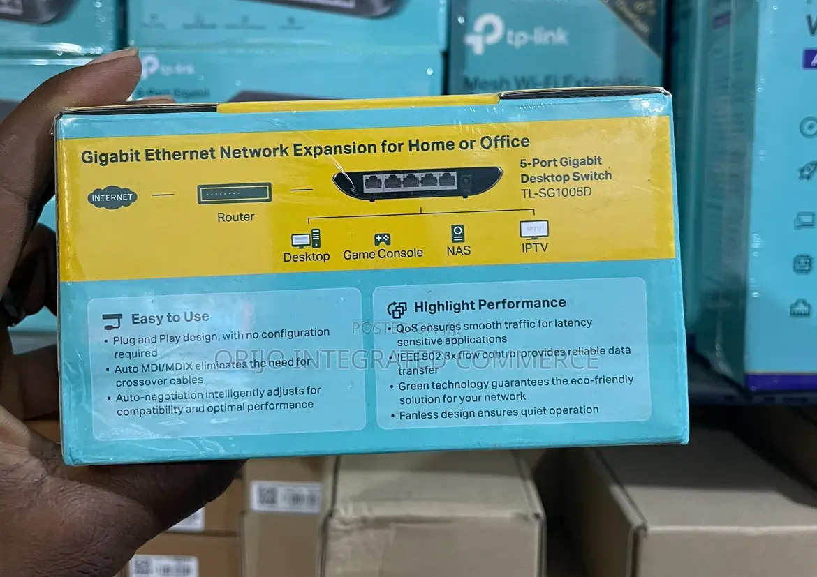 5-Port Gigabit Desktop Switch Tl-Sg1005d