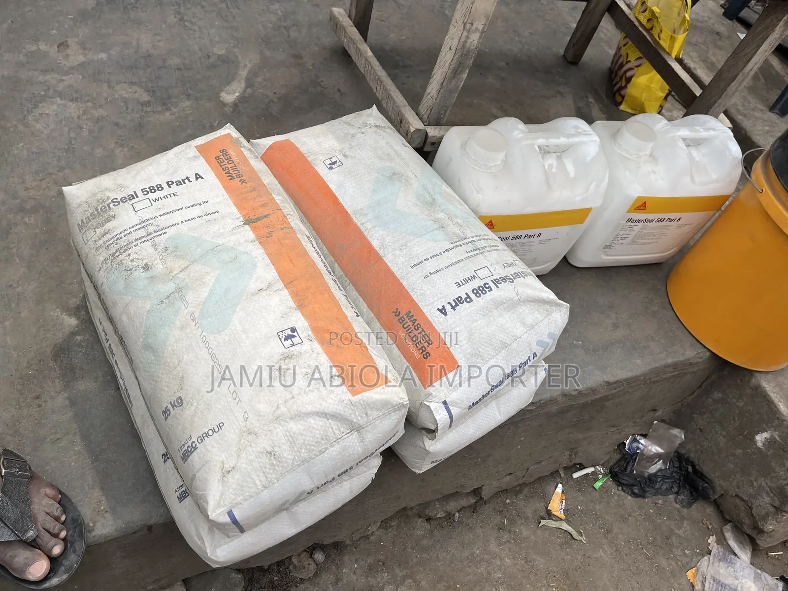 Master Seal 588 Part a Waterproof Coating Concrete