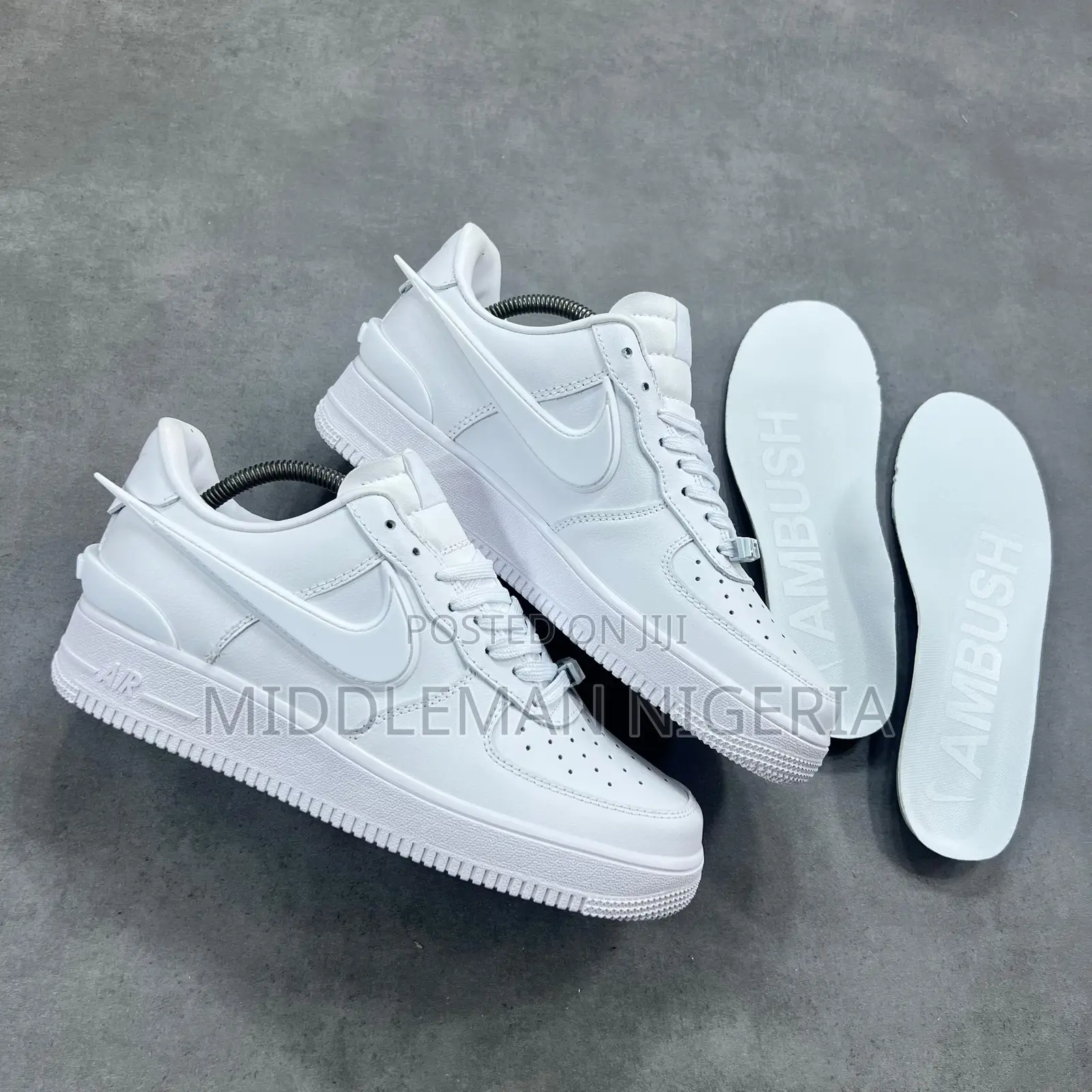 Nike Airforce 1 Ambush Triple White Sneakers