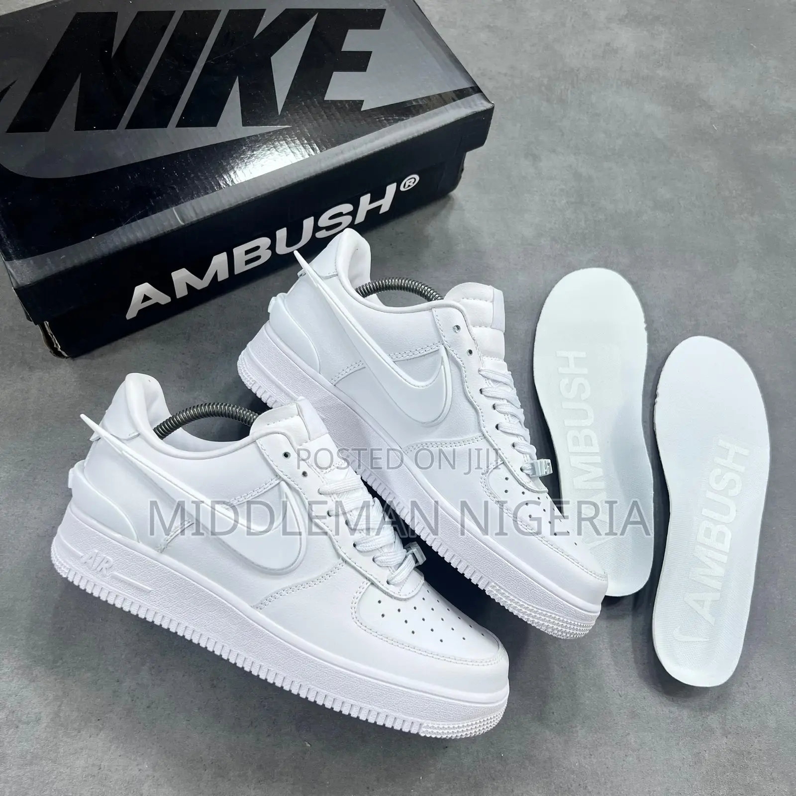 Nike Airforce 1 Ambush Triple White Sneakers