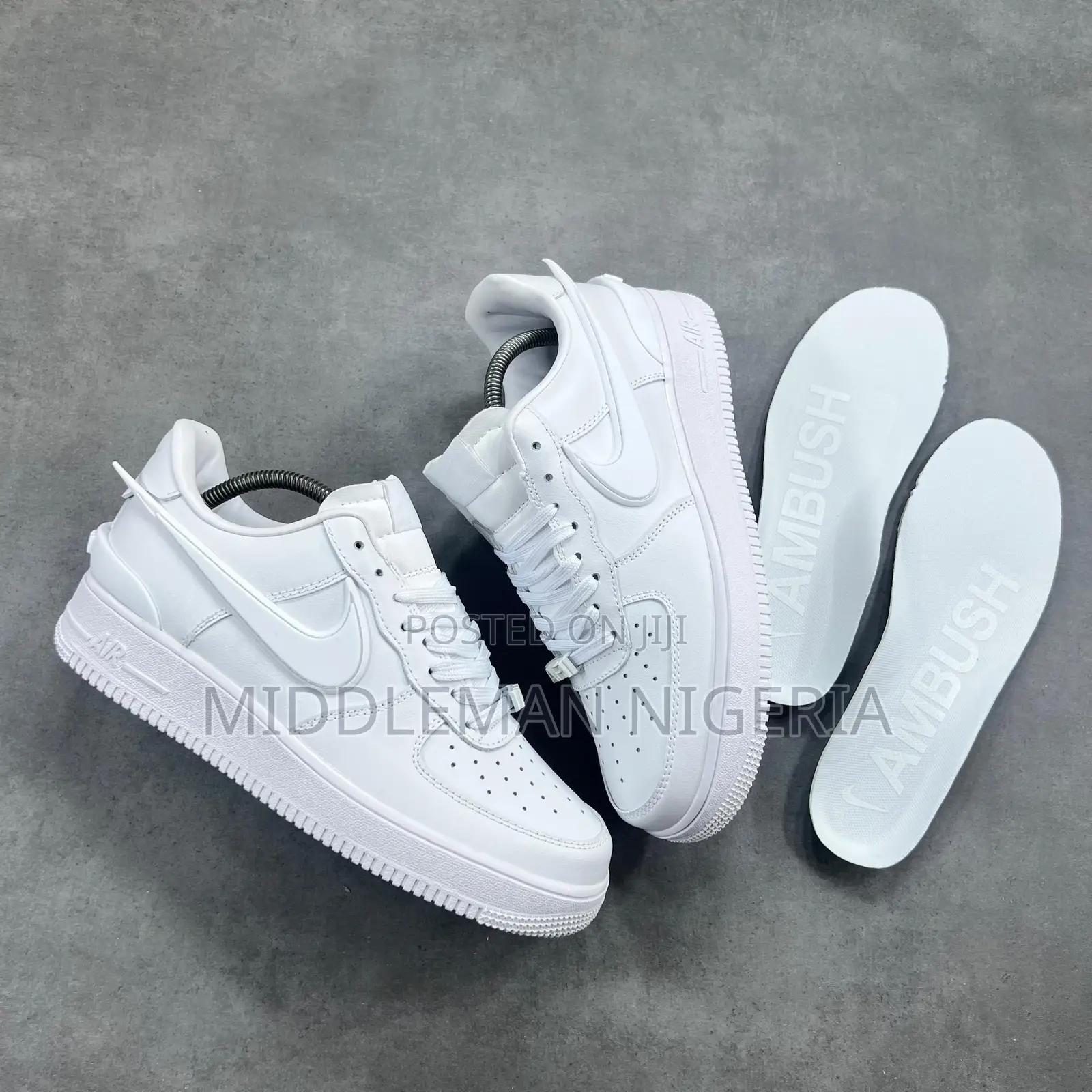 Nike Airforce 1 Ambush Triple White Sneakers