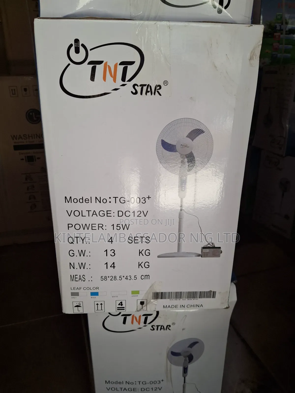 TNT Star Solar Fan 16"