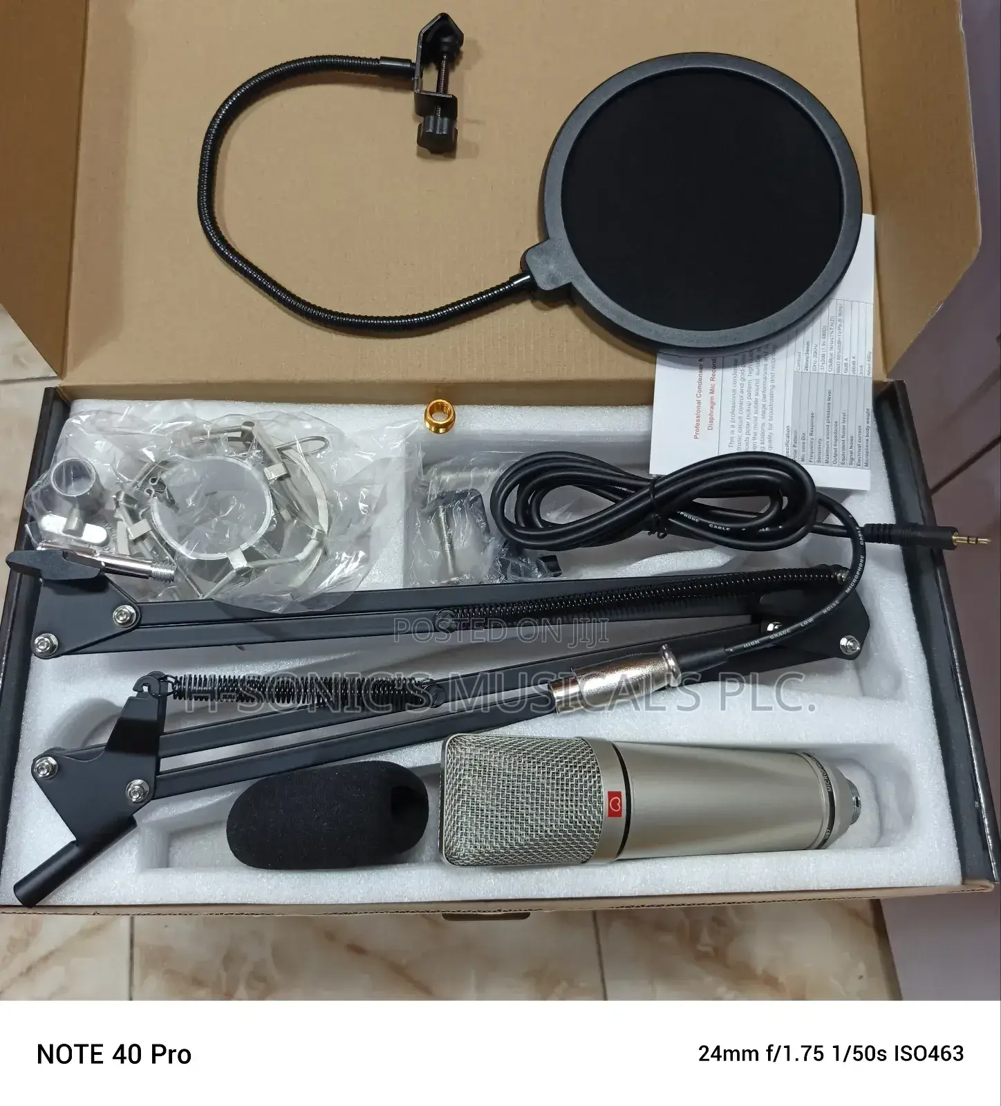 Complete Set U87 Condenser Studio Microphone