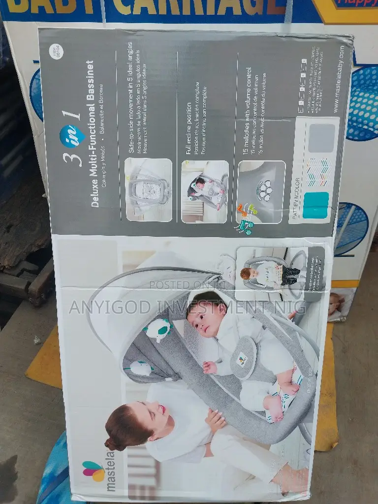 Mastela Multifunctional Bassinet Rocker 3-1 Bassinet