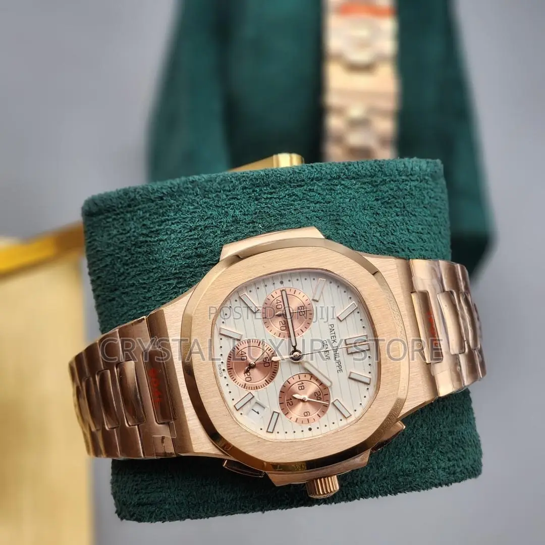 Patek Philippe Quality Luxury Men Chain Strap Wristwatch